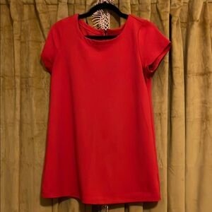 Old Navy Bright Red Short Sleeve Maternity Top